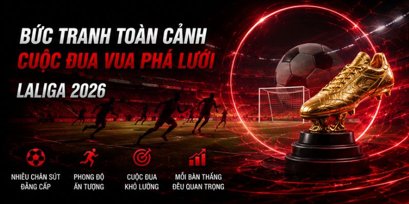 Cuộc đua vua phá lưới laliga 2026